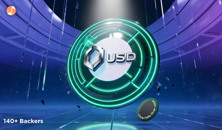 Open USD Unveiled With 140+ Backers as Circle Falls Over 17%
