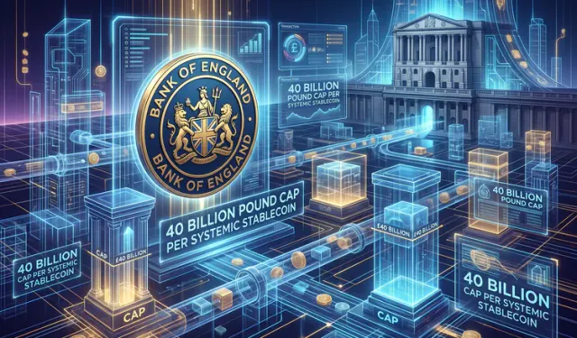 Bank of England Sets a £40B Cap per Systemic Stablecoin