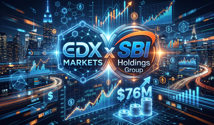 EDX Markets Raises $76M in a Round Led by SBI Holdings