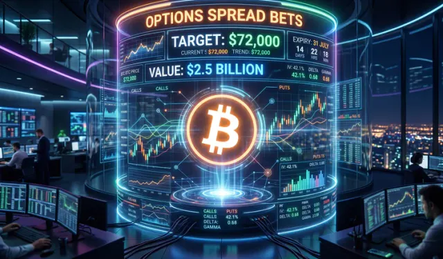 A $2.5B Options Spread Bets on $72,000 by 31 July