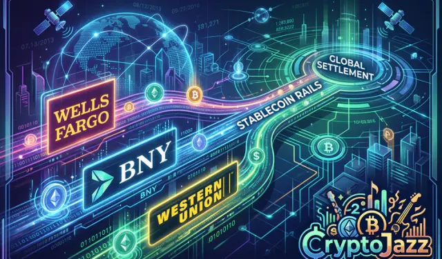 Wells Fargo, BNY and Western Union Ship Stablecoin Rails on One Day