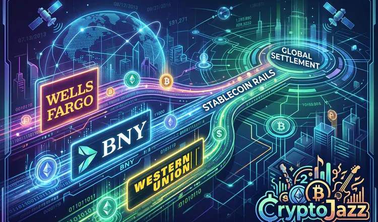 Wells Fargo, BNY and Western Union Ship Stablecoin Rails on One Day