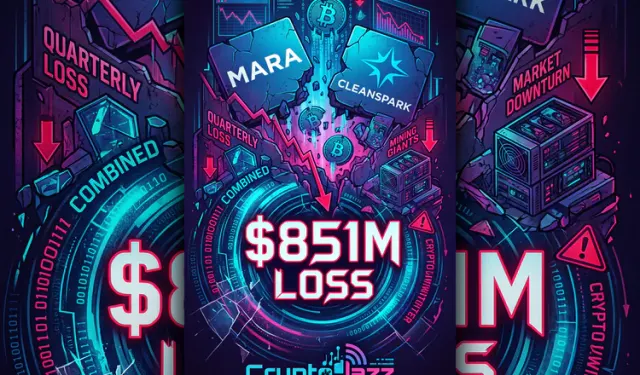 MARA and CleanSpark Post a Combined $851M Quarterly Loss
