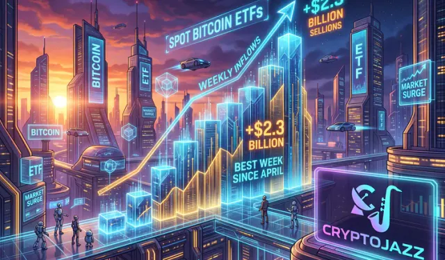 Spot Bitcoin ETFs Close Their Best Week Since April
