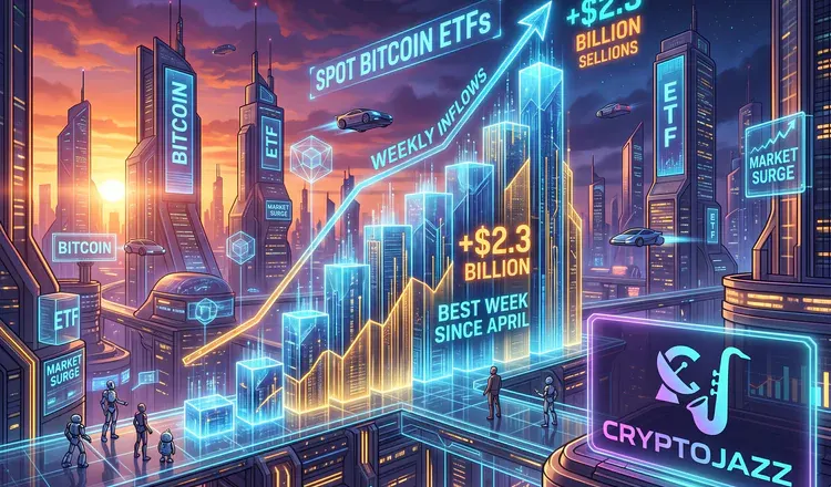 Spot Bitcoin ETFs Close Their Best Week Since April