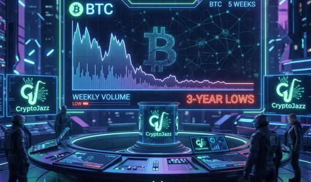 Bitcoin's Five-Week Coma: Volumes at Three-Year Lows
