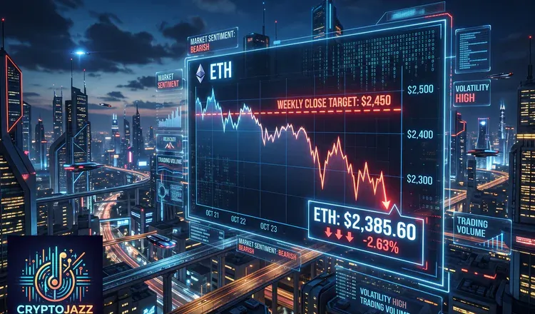 Ether Falls Short of the $2,450 Weekly Close Analysts Flagged