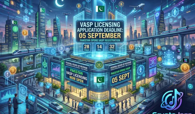 Pakistan Opens VASP Licensing, Sets 5 September Filing Deadline