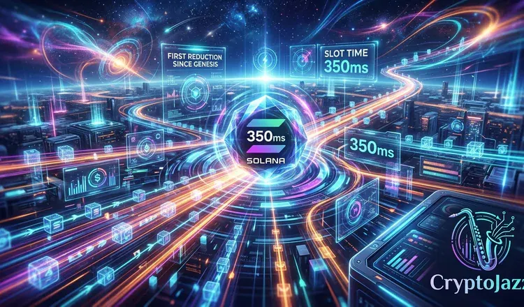 Solana Cuts Slot Time to 350ms, Its First Reduction Since Genesis