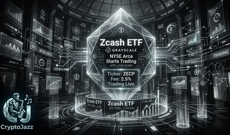Grayscale's Zcash ETF Starts Trading on NYSE Arca at a 2.5% Fee