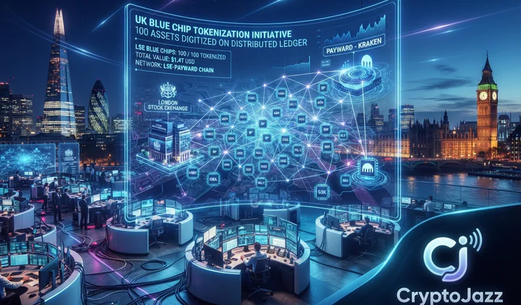 London Stock Exchange and Payward to Tokenize 100 UK Blue Chips