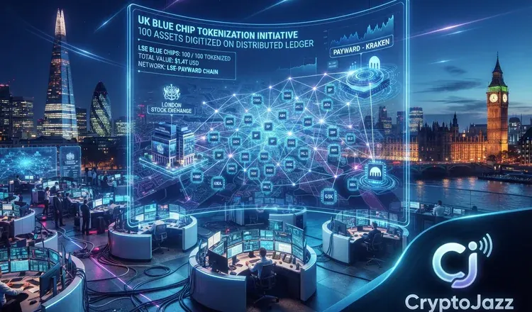 London Stock Exchange and Payward to Tokenize 100 UK Blue Chips