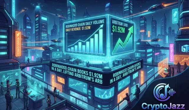 Robinhood Chain Books $1.92M in a Day, Lifting Arbitrum's ARB