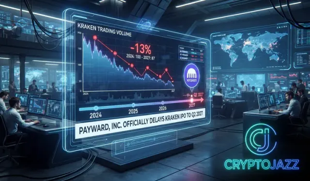 Payward Delays the Kraken IPO to Q2 2027 as Volumes Fall 13%
