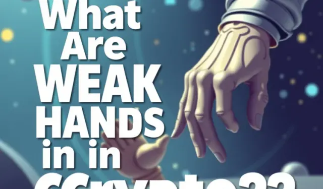 What Are Weak Hands in Crypto?