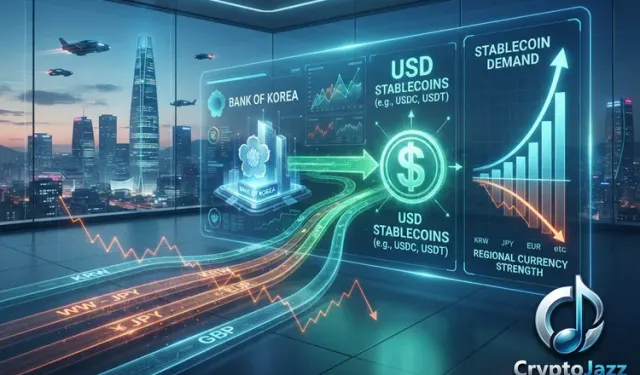 Bank of Korea Links Dollar Stablecoin Demand to Weaker Currencies