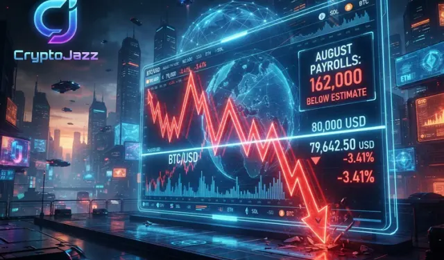Bitcoin Breaks Below $80,000 as August Payrolls Come In at 162,000