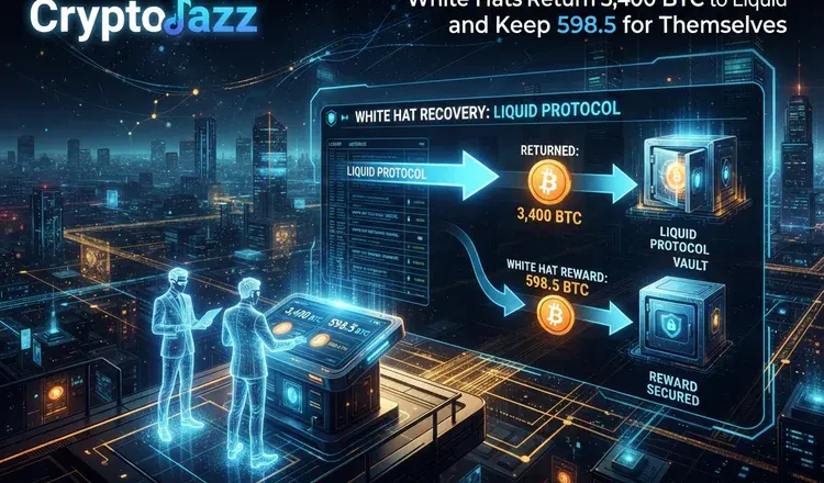White Hats Return 3,400 BTC to Liquid and Keep 598.5 for Themselves