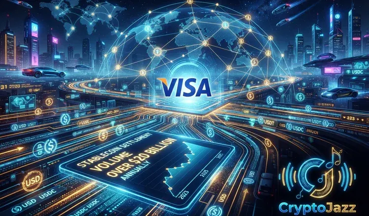 Visa Says Stablecoin Settlement Now Runs at $20 Billion a Year