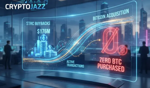 Strategy Spends $176M on STRC Buybacks and Buys No Bitcoin