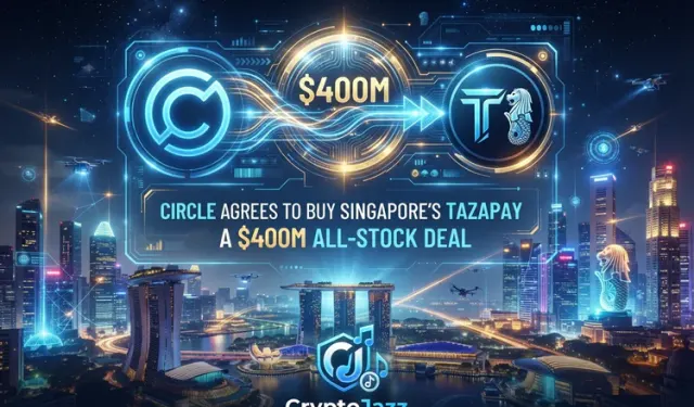 Circle Agrees to Buy Singapore's Tazapay in a $400M All-Stock Deal