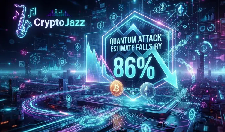 Quantum Attack Estimate for Bitcoin and Ethereum Falls by 86%