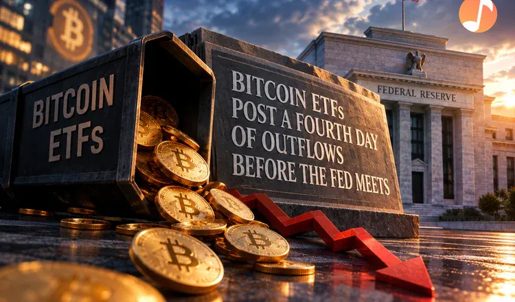 Bitcoin ETFs Post a Fourth Day of Outflows Before the Fed Meets