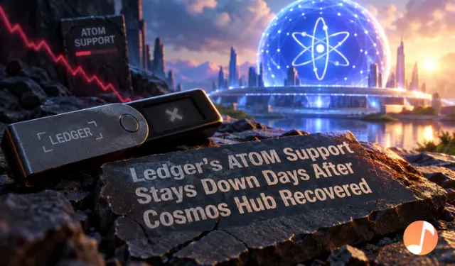 Ledger's ATOM Support Stays Down Days After Cosmos Hub Recovered
