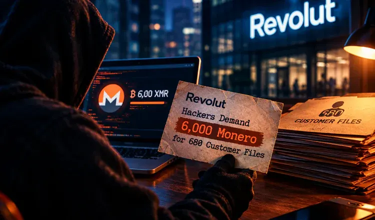 Revolut Hackers Demand 6,000 Monero for 680 Customer Files