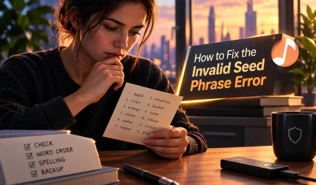 How to Fix the 'Invalid Seed Phrase' Error