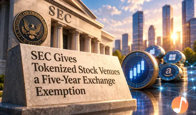 SEC Gives Tokenized Stock Venues a Five-Year Exchange Exemption