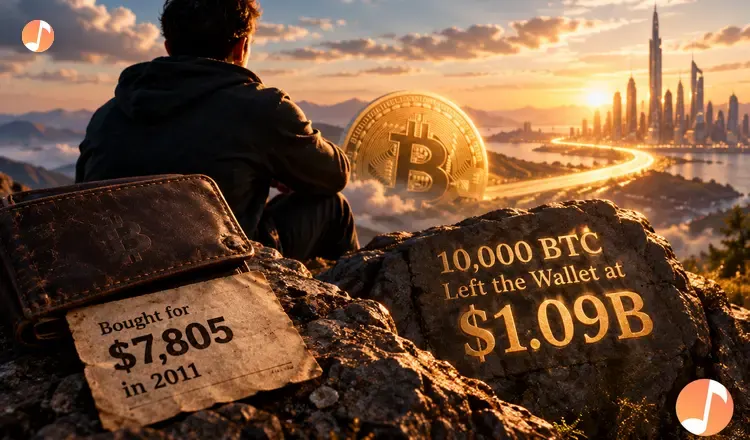 Bought for $7,805 in 2011, 10,000 BTC Left the Wallet at $1.09B