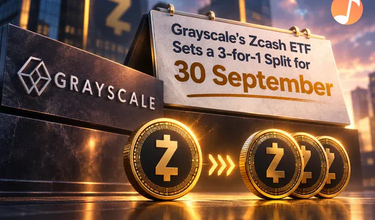 Grayscale's Zcash ETF Sets a 3-for-1 Split for 30 September