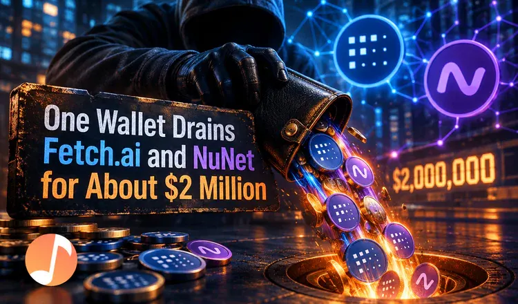One Wallet Drains Fetch.ai and NuNet for About $2 Million