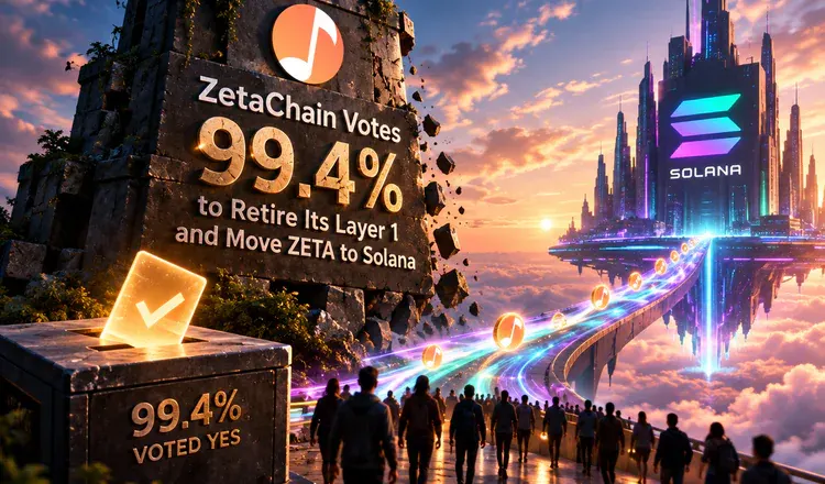 ZetaChain Votes 99.4% to Retire Its Layer 1 and Move ZETA to Solana