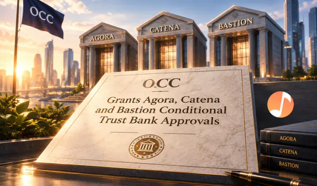 OCC Grants Agora, Catena and Bastion Conditional Trust Bank Approvals