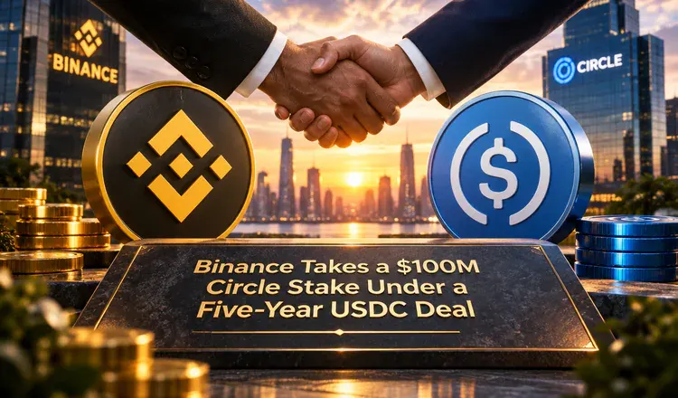 Binance Takes a $100M Circle Stake Under a Five-Year USDC Deal