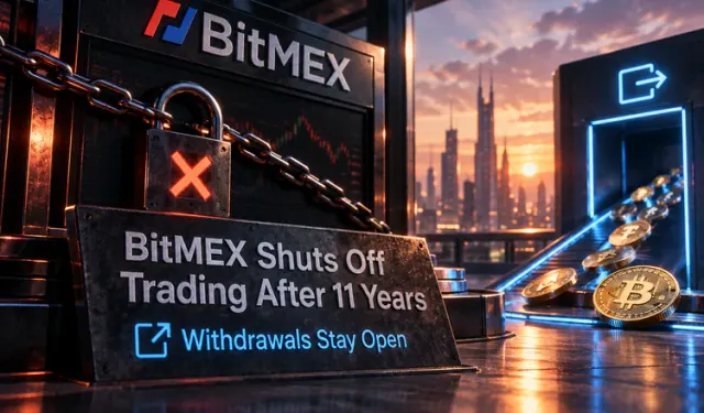 BitMEX Shuts Off Trading After 11 Years, Withdrawals Stay Open