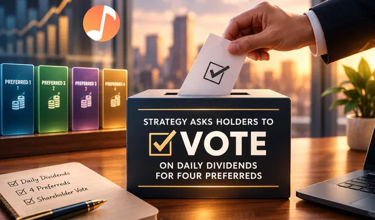 Strategy Asks Holders to Vote on Daily Dividends for Four Preferreds