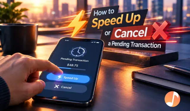 How to Speed Up or Cancel a Pending Transaction