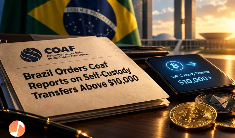 Brazil Orders Coaf Reports on Self-Custody Transfers Above $10,000