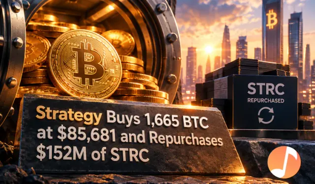 Strategy Buys 1,665 BTC at $85,681 and Repurchases $152M of STRC