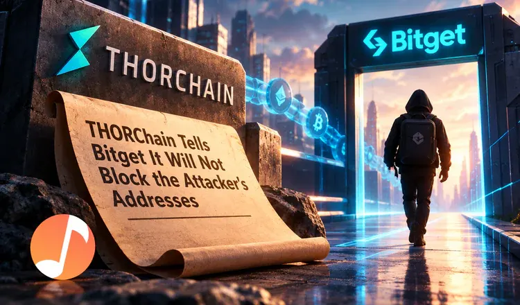 THORChain Tells Bitget It Will Not Block the Attacker's Addresses