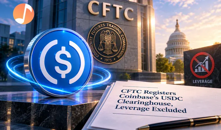 CFTC Registers Coinbase's USDC Clearinghouse, Leverage Excluded