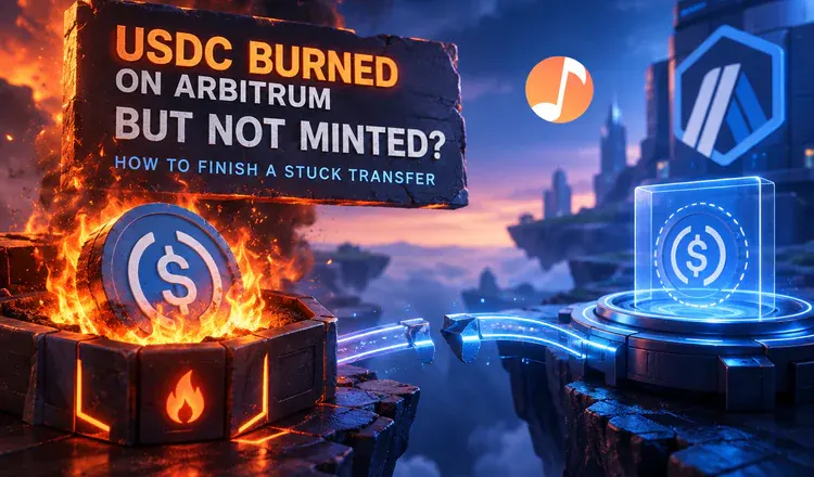 USDC Burned on Arbitrum but Not Minted? How to Finish a Stuck Transfer