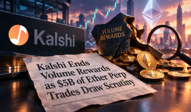 Kalshi Ends Volume Rewards as $5B of Ether Perp Trades Draw Scrutiny
