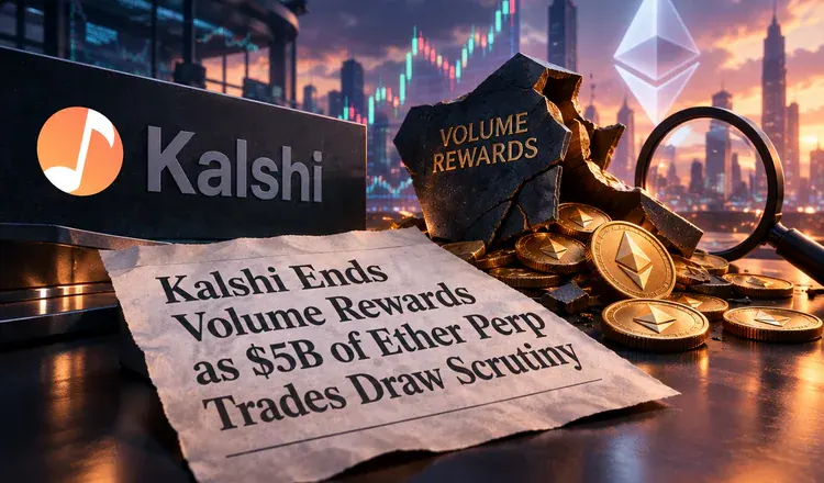 Kalshi Ends Volume Rewards as $5B of Ether Perp Trades Draw Scrutiny