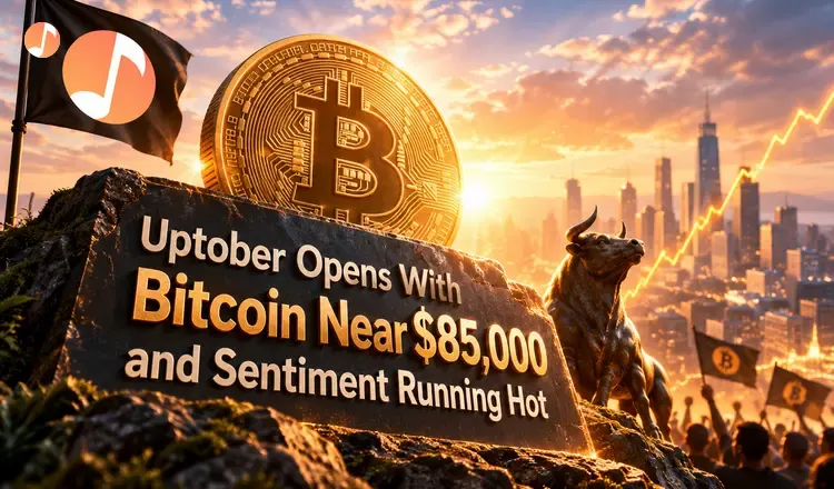 Uptober Opens With Bitcoin Near $85,000 and Sentiment Running Hot