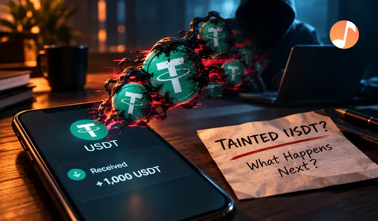 Received Tainted USDT From a Scammer? What Happens Next