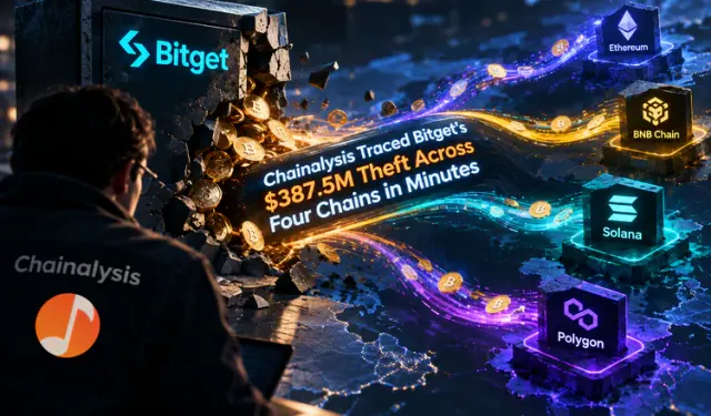 Chainalysis Traced Bitget's $387.5M Theft Across Four Chains in Minutes